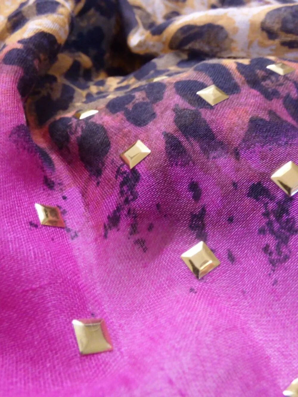 embellished scarf